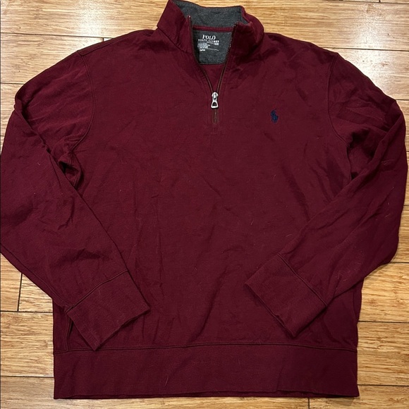 Polo Ralph Lauren Other - Polo Ralph Lauren Cottagecore Performance Burgundy Sweater Pullover M